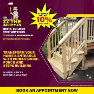 Handyman Services: Porch and Step Building Installation in Las Vegas