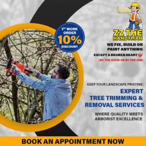 Handyman services in Atlanta offering expert tree trimming and removal