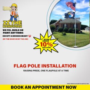Flagpole Installation by Handyman Services in Sarasota