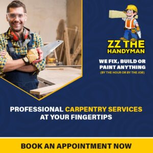 Handyman Services in Albany - Carpenter Working on Wood
