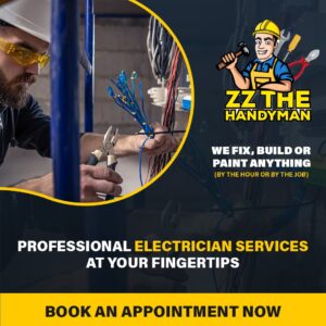 Electrician providing handyman services in Kansas