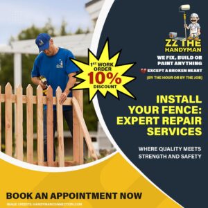 Handyman Services in Melbourne - Fence Repairing