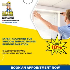 Handyman Services: Window Blind Installation in Orlando
