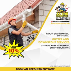 Handyman Services: Gutter and Downspout Services in Jacksonville