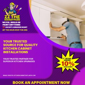 Handyman Services: Kitchen Cabinet Installation