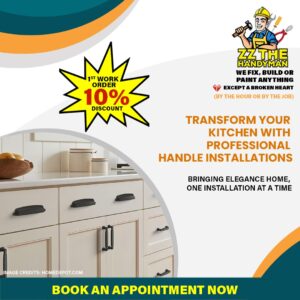 Handyman Services: Kitchen Handle Installation"