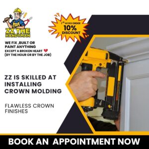 Handyman Services: Crown Molding Installation