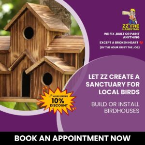 Handyman Services: Build or Install Birdhouse