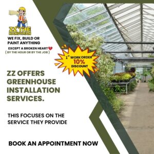 Handyman Services: Greenhouse Installation