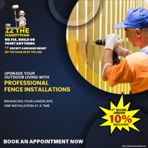 Handyman Services: Fence Installation in Melbourne