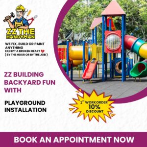Handyman Services: Playground Installation