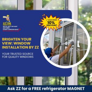 Professional window installation services by trusted Handyman Services in Jacksonville.