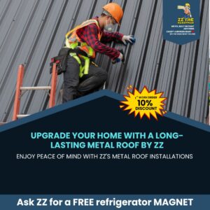 Handyman Services in Jacksonville - Metal Roof Installation