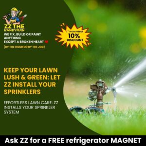 Sprinkler System Installation Handyman Services in Atlanta
