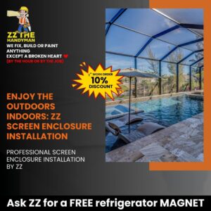 Handyman Services in Atlanta - Screen Enclosure Installation