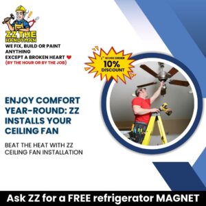 Ceiling Fan Installation - Handyman Services in Atlanta