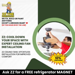 Handyman Services in Atlanta - Ceiling Fan Installation