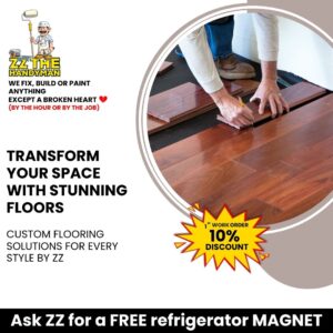 Flooring solution installation by Handyman Services in Atlanta