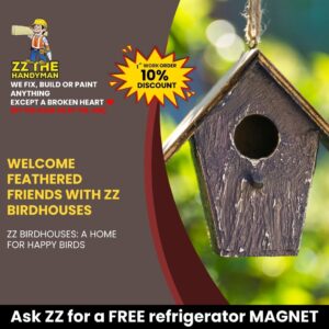 Birdhouse installation service by Handyman Services in Atlanta