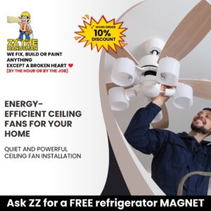 Ceiling Fan Installation Service - Handyman Services in Atlanta