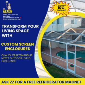 Screen Enclosure Installation Service - Handyman Services in Atlanta